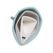 Konyhai tölcsér 3 darabos szett kék szürke fehér