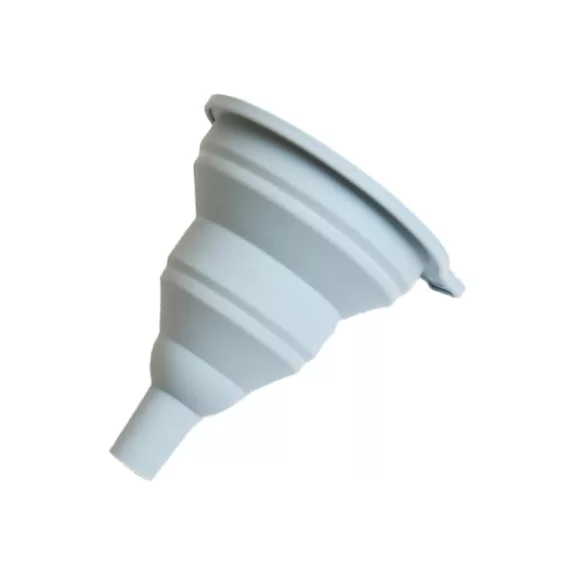 Szilikon összecsukható konyhai tölcsér kék