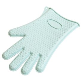 Szilikon hőálló sütőkesztyű edényfogó kesztyű kék
