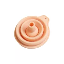 Szilikon összecsukható konyhai tölcsér bézs