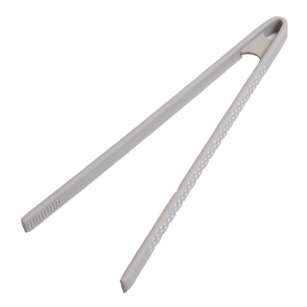 Szilikon konyhai csipesz 29 cm szürke