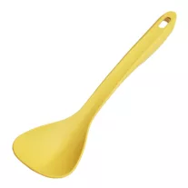 Müanyag merőkanál 33 cm sárga