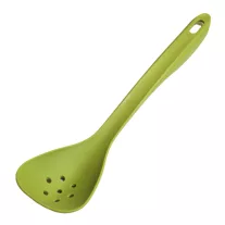 Müanyag szűrőkanál 33 cm zöld
