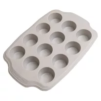 Szilikon muffin sütőforma 19x29 cm szürke