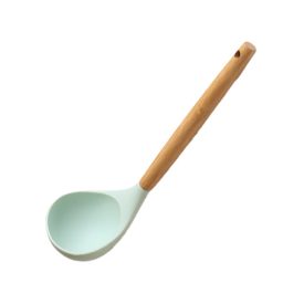 Fanyelű szilikon merőkanál 30 cm kék