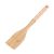 Szilikon nyelű fa spatula 30 cm bézs