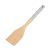 Szilikon nyelű fa spatula 30 cm szürke
