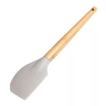 Fanyelű szilikon spatula 29 cm szürke