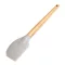 Fanyelű szilikon spatula 29 cm szürke