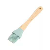 Fanyelű szilikon konyhai ecset 19 cm mentazöld