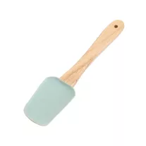 Fanyelű szilikon konyhai lapát 19 cm kék