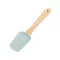 Fanyelű szilikon konyhai lapát 19 cm kék