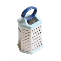 Hatoldalú konyhai reszelő kék