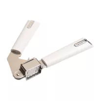 Műanyag nyelű fokhagymaprés 20 cm fehér