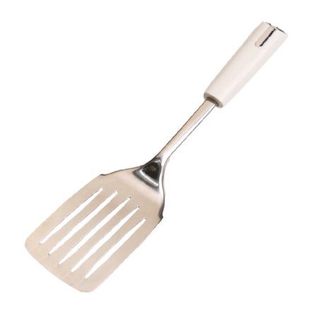 Rozsdamentes acél konyhai rácsos fordítólapát 35 cm fehér