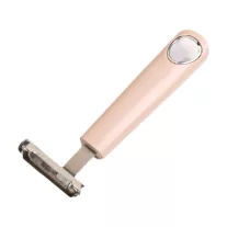 Rozsdamentes acél hámozó 16 cm bézs