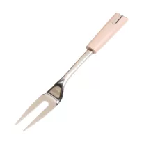 Műanyag nyelű húsvilla 32 cm bézs