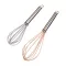 Rozsdamentes acél nyelű szilikon habverő 2 darabos szett
