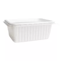 Szögletes Elviteles Doboz PP fehér 1000 ml PNG