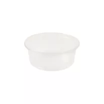 Imbisz tál  kerek pp 200 ml víztiszta
