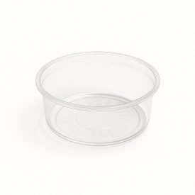 Öntetes tál pet 80ml (Ø75mm) víztiszta 