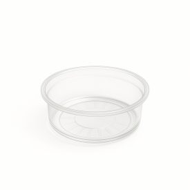 Öntetes tál pet 50ml (Ø75mm) víztiszta