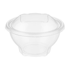 Salátás tál egybefedeles pet 750ml víztiszta