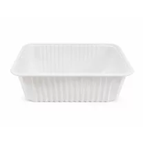 Mbox szögletes elviteles doboz pp fehér 1000 ml