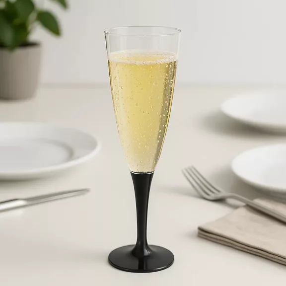 Pezsgős pohár  140 ml víztiszta