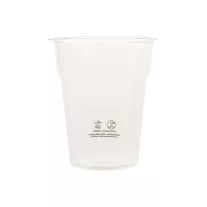 Shaker pohár 300 ml  pet víztiszta 