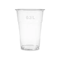 Müanyag pohár 300ml pp víztiszta