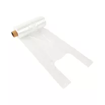 Nylon tasak rollos ingvállas 32x38 cm 8mc víztiszta