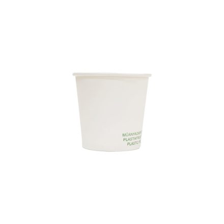 Papírpohár műanyagmentes 100 ml fehér