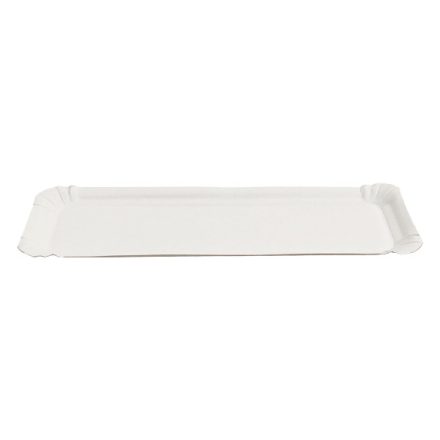 Papírtálca 10x25 cm Fehér