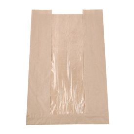 Papírtasak alblakos 41x27x6 cm barna