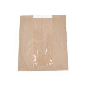 Papírtasak alblakos 35x30x6 cm barna