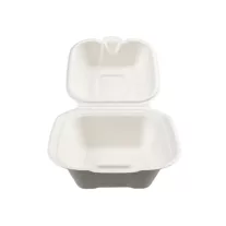 Papír Elviteles Doboz (Cukornád) 12.7x12.7x7.5 cm Fehér