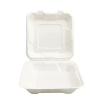 Papír Elviteles Doboz (Cukornád) 20X20x6,5 cm Fehér