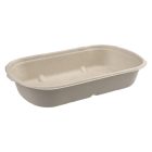 Papír Elviteles Doboz Külön Tetővel (Cukornád) 19x11x3 cm Kraft