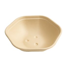 Papír mélytányér (Cukornád) 1300 ml Natúr