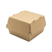 Hamburgeres doboz hullámkarton 13x13x11 cm