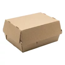 Hamburgeres doboz hullámkarton 21x13x11 cm