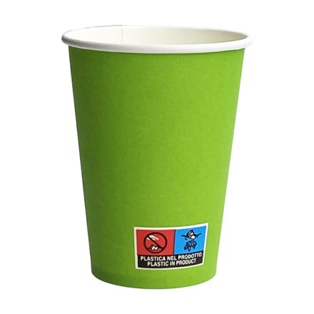 Papírpohár 250 ml Zöld (Ø80mm)
